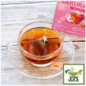 (Lipton) Sakura Tea Japan Limited Blend - Brewed in cup with tea bag