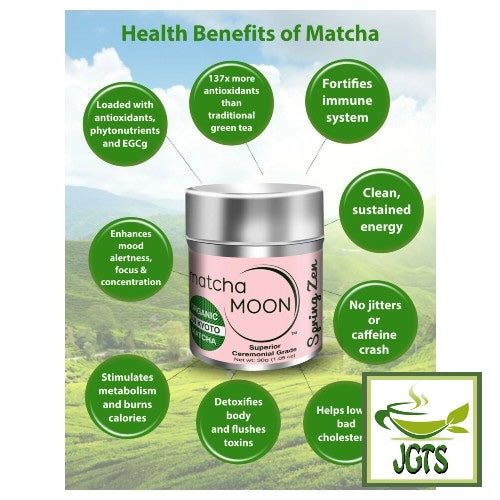 Matcha Moon Spring Zen (Superior Ceremonial Grade) - Benefits of Matcha