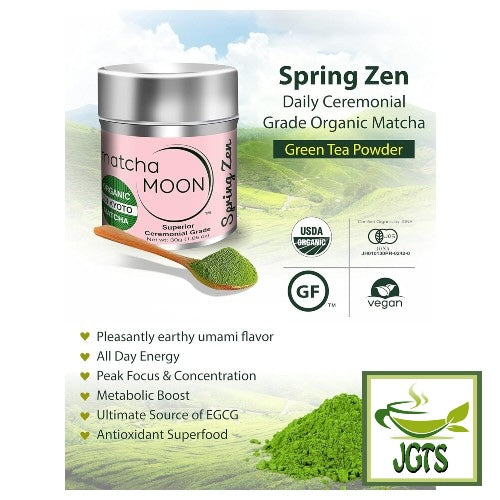 Matcha Moon Spring Zen (Superior Ceremonial Grade) - Certified JAS USDA Organic