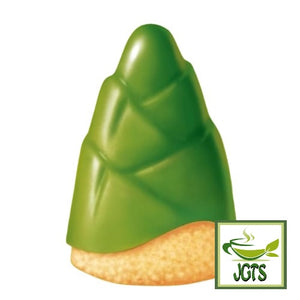 Meiji Takenoko no Sato Nishio Matcha Chocolate (Box) - One bamboo shaped matcha chocolate cookie