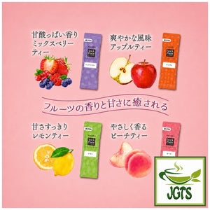 (Meito Sangyo) - Stick Mate Fruit Tea Assortment- Lemon Peach Mixed Berry Apple