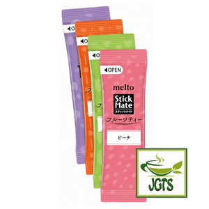 (Meito Sangyo) - Stick Mate Fruit Tea Assortment - individually wrapped sticks