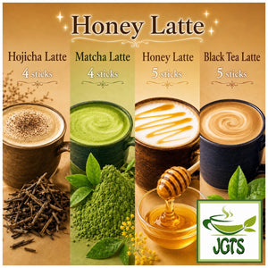 (Meito Sangyo) - Stick Mate Tea Latte Assortment - Four latte flavors (E)