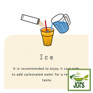 (Meito Sangyo) - Stick Mate Tea Latte Assortment - Instructions for brewing cold