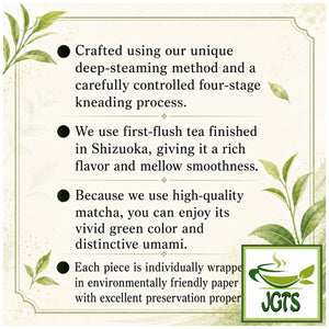 (Meiyo) Shizuoka Green Tea Bags with Matcha - Product points (E)