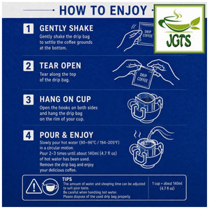 (Mitsumoto - Coffee) Kamakura Roasted Fair Trade Blend Coffee - Instructions to brew Kamakura coffee (E)