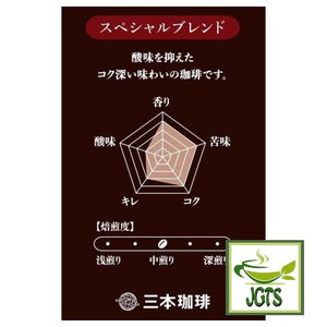 (Mitsumoto Coffee) Kamakura Roasted Special Blend Coffee- Flavor chart