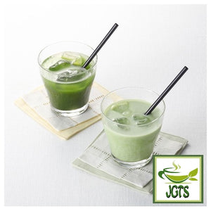 Morihan Uji Matcha Sweet Green Tea - Use milk for a sweet matcha latte