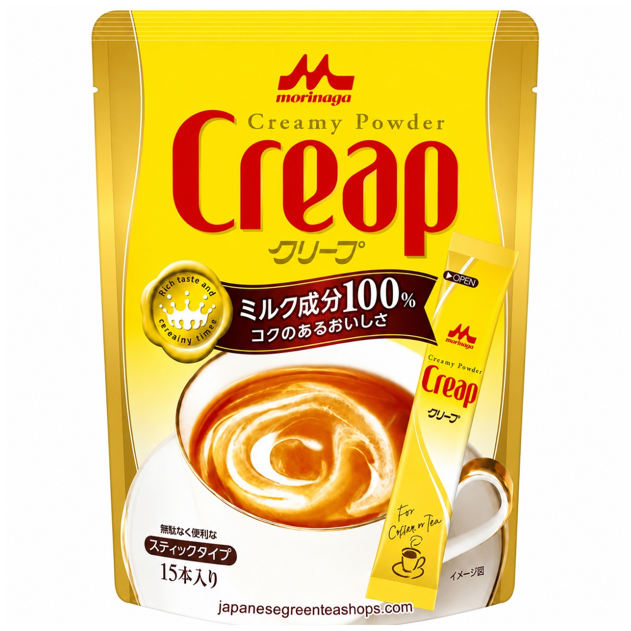 Morinaga) Creap Creamy Powder Coffee Creamer (Sticks) – Japanese