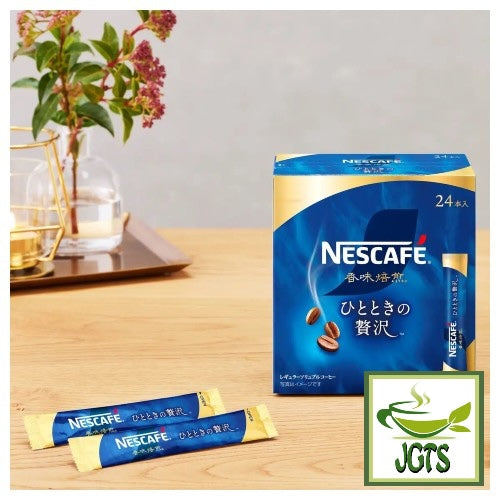 Nescafe A Moment of Luxury Instant Coffee - Package with sticks
