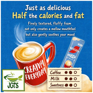Nescafé Excella Fuwa Cafe Latte Half & Half Instant Coffee - Flavor chart
