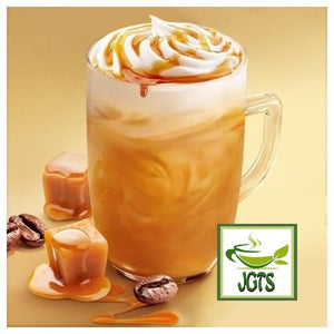 Nescafe Whipped Time Caramel Macchiato - Fresh brewed in mug