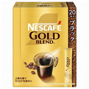 (Nescafe) - Gold Blend Black Instant Coffee 20 Sticks