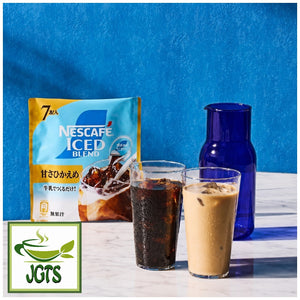 Nestlé Japan Nescafé Ice Blend Potion (Less Sugar) - Black and with milk
