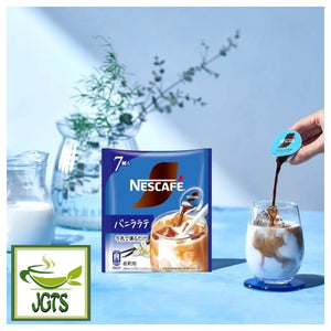 Nestlé Japan Nescafé Potion Vanilla Latte - package and pouring potion