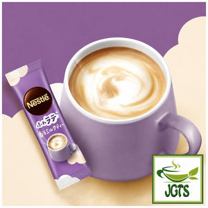 (Nestle) - Fragrant Milk Tea Instant Tea 26 Sticks - brewed in cup with stick