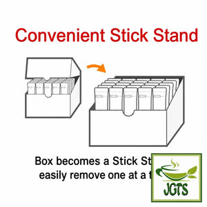 (Nestle) Fragrant Matcha Latte Instant Tea - Easy take out Stand Box