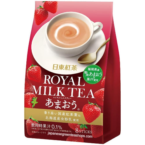 Nittoh Black Tea Royal Milk Tea Amaou (Strawberry)