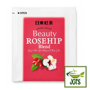 (Nittoh) - Caffeine free Black Tea Aroma House Variety Pack - Individually wrapped teabag beauty rosehip
