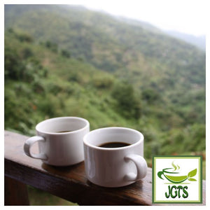(Ogawa Coffee Shop) Blue Mountain Blend Ground Coffee - Brewed Coffee in Cup