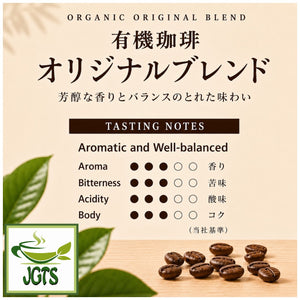 Ogawa Coffee Shop ~ Original Organic Blend Coffee Beans - Coffee flavor chart