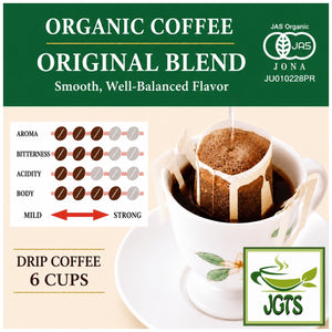 (Ogawa) - Coffee Shop Original Organic Blend Drip Ground Coffee - flavor chart (E)
