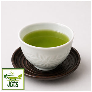 Shizuoka Powdered Green Tea (100 grams) - Served hot in a tea cup