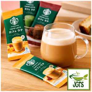 Starbucks - Premium Mix Caffe Latte - One stick brewed fresh in cup