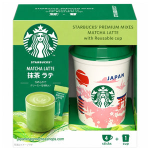 Starbucks - Premium Mix Matcha Latte with Reusable Cup