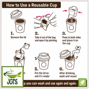 Starbucks Origami Personal Drip Coffee Spring Blend and Cup (1 Pack) - How to brew starbucks in a cup (E)