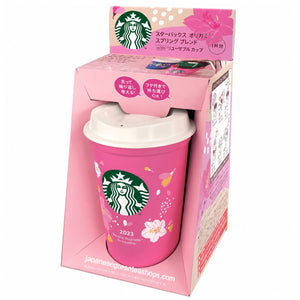 Starbucks Origami Personal Drip Coffee Spring Blend and Cup (1 Pack) - Pink