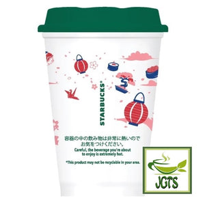 Starbucks Premium Mix Matcha Latte with Reusable Cup - Cup back
