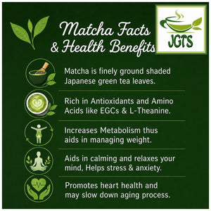 Stone Ground Uji Matcha - Health befefits 0f matcha