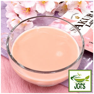 Tea Boutique - Instant Sakura Latte- Sakura Latte in cup