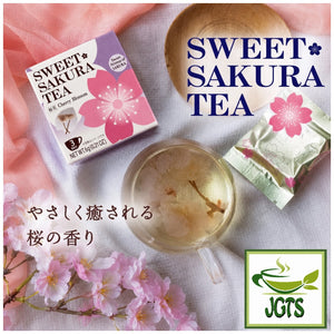 Tea Boutique - Sweet Sakura Cherry Blossom Tea - Box Package sakura in a glass