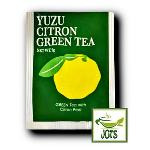Tea Boutique Yuzu Green Tea (Green Tea with YUZU Citron) - Individually wrapped yuzu teabag