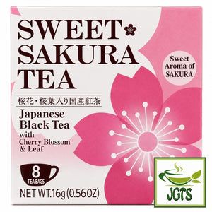 (Tea Boutique) Sweet Sakura Tea (Black tea with Cherry Blossom and Leaf) - Package front photograph