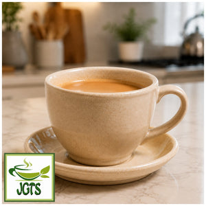 (Top Value) Cafe Au Lait Stick Coffee (26 Sticks) - Served hot in a brown coffee cup