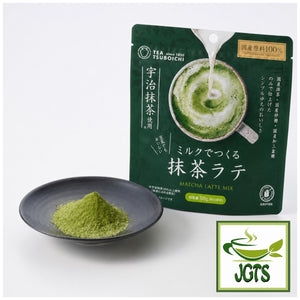 Tsuboichi Uji Matcha Latte - Package and powder