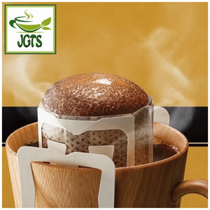 UCC - Artisan's Coffee One-Drip Bitter Classic Blend - Coffee drip filter brewed in Cup