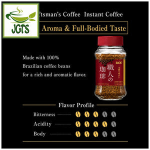 UCC - Artisan's Coffee Rich Blend Instant Coffee - Jar - Flavor chart (E)