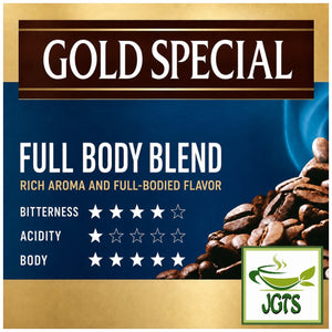 UCC - Gold Special _Rich_ (Koku) Blend Ground Coffee - Flavor chart English
