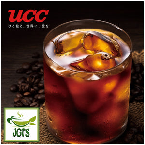 UCC The Blend Instant Coffee - Brewed Iced in glass
