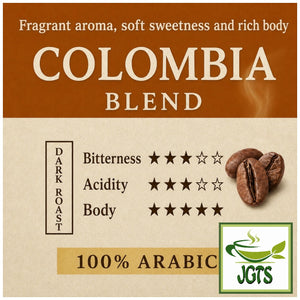 (UCC) . Coffee Exploration Roasted Beans Colombian Blend - Flavor chart (E)