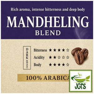 (UCC) . Coffee Exploration Roasted Beans Mandheling Blend - Flavor chart (E)