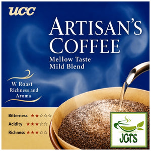 (UCC) ~ Artisan's Coffee Mild Blend with Mellow Taste Blend Ground Coffee - Coffee Flavor chart (E)