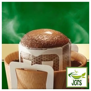 (UCC) Artisan's Coffee One-Drip Deeply Flavored Special Blend - Coffee drip filter brewed in Cup