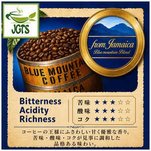 (UCC) Coffee Exploration Blue Mountain Blend Ground Coffee - Flavor chart English
