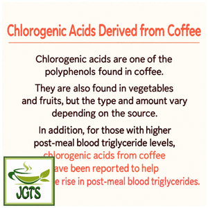 (UCC) &Healthy Delicious Triglyceride Care Ground Coffee - Chlorogenic acids are one of the polyphenols found in coffee (E)