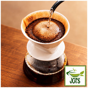 UCC &Healthy Delicious Triglyceride Care Ground Coffee - Drip brewed in glass coffee pot